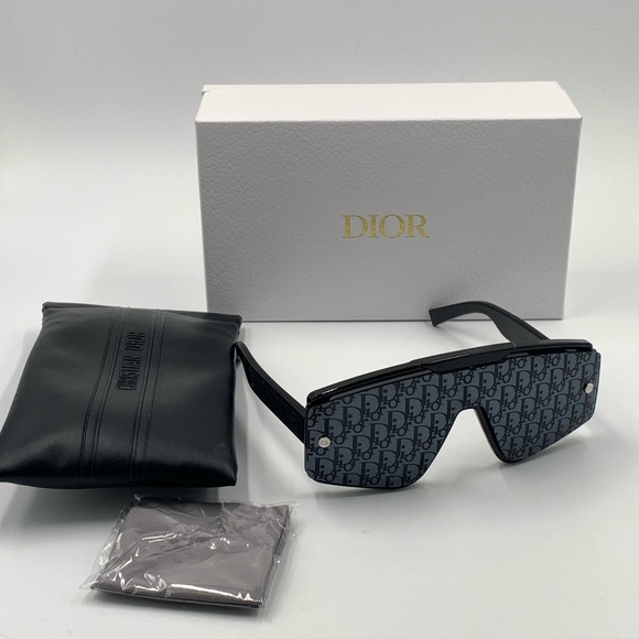 Authentic Dior Diorxtrem MU Sunglasses Interchangeable Lenses Oblique Blue/Gray - Picture 2 of 14